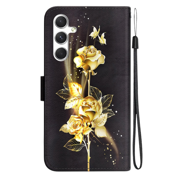 For Samsung Galaxy S25 5G Crystal Texture Colored Drawing Leather Phone Case