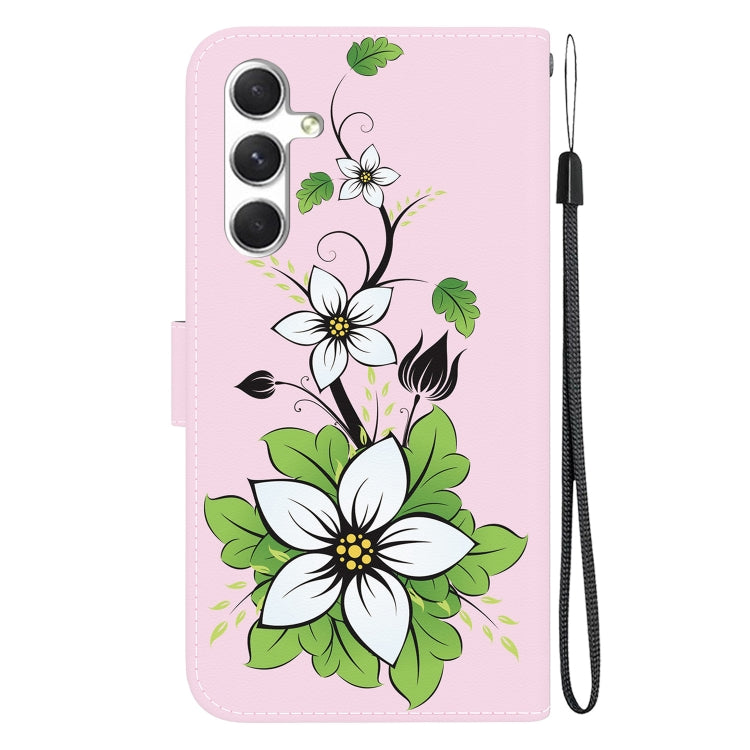 For Samsung Galaxy S25 5G Crystal Texture Colored Drawing Leather Phone Case