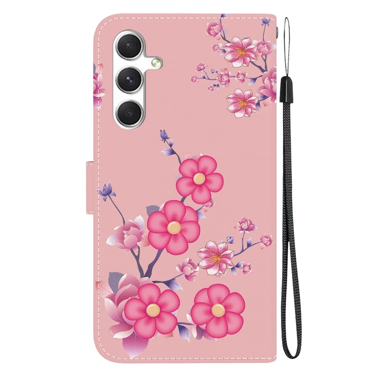 For Samsung Galaxy S25 5G Crystal Texture Colored Drawing Leather Phone Case