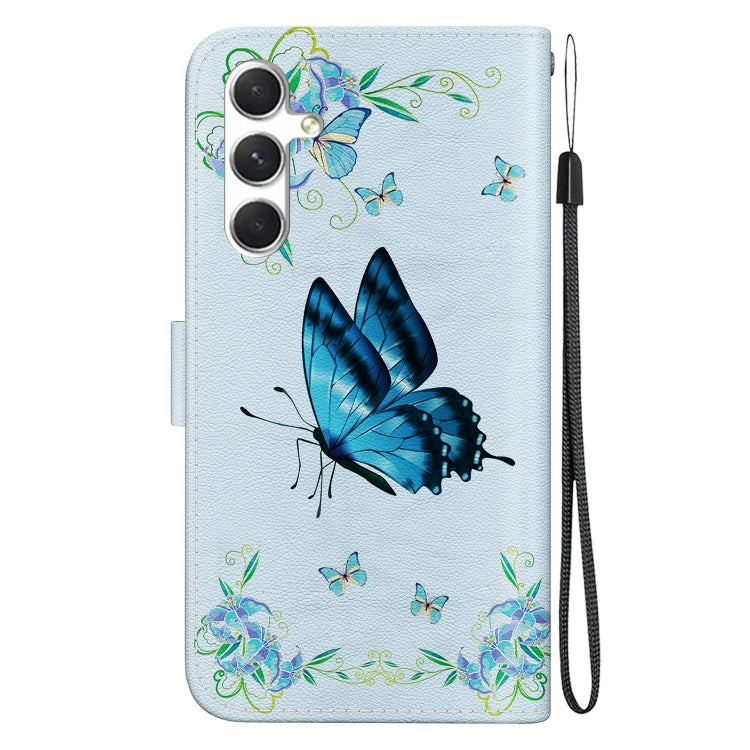 For Samsung Galaxy S25 5G Crystal Texture Colored Drawing Leather Phone Case