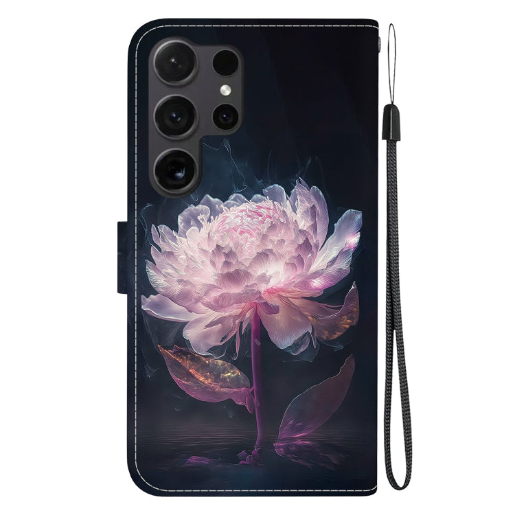 For Samsung Galaxy S25 Ultra 5G Crystal Texture Colored Drawing Leather Phone Case
