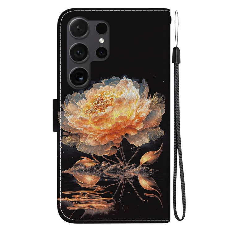 For Samsung Galaxy S25 Ultra 5G Crystal Texture Colored Drawing Leather Phone Case