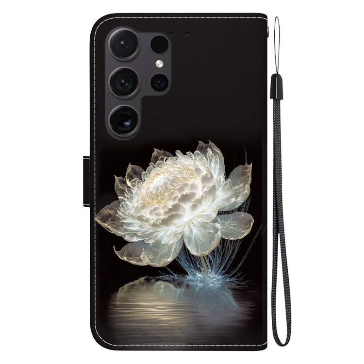 For Samsung Galaxy S25 Ultra 5G Crystal Texture Colored Drawing Leather Phone Case