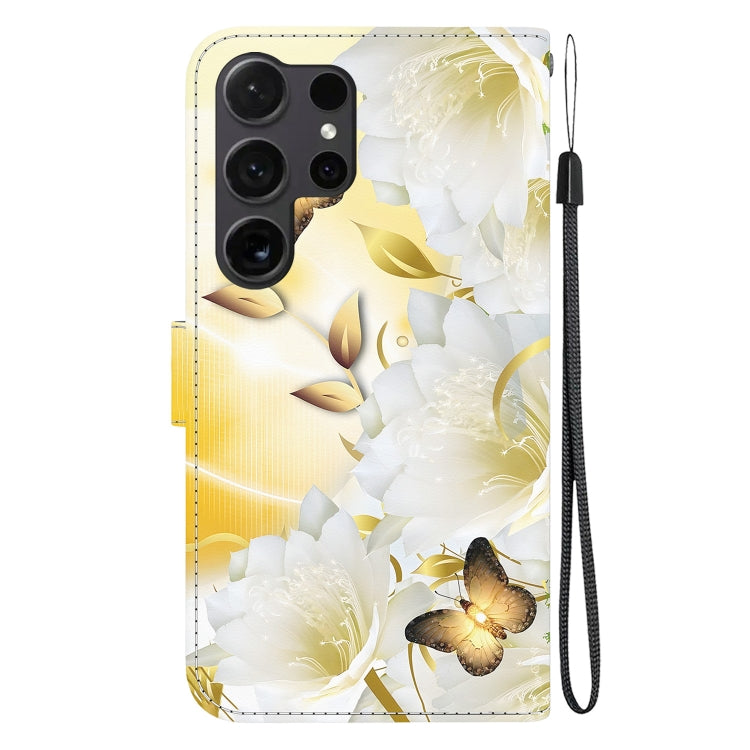 For Samsung Galaxy S25 Ultra 5G Crystal Texture Colored Drawing Leather Phone Case