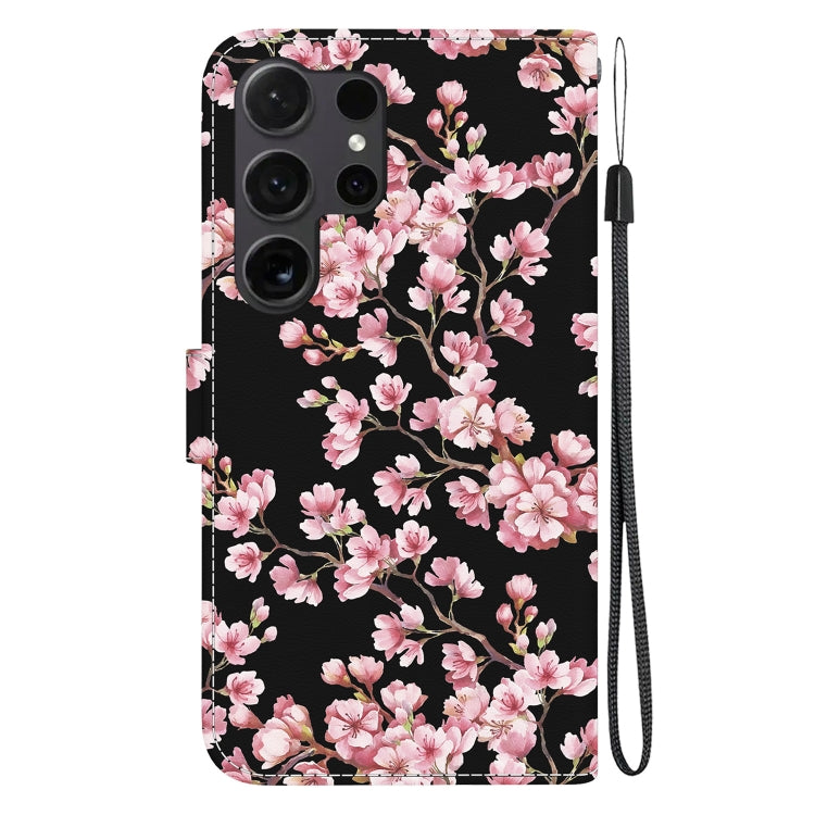 For Samsung Galaxy S25 Ultra 5G Crystal Texture Colored Drawing Leather Phone Case