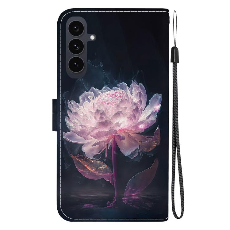 For Samsung Galaxy S25 FE 5G Crystal Texture Colored Drawing Leather Phone Case