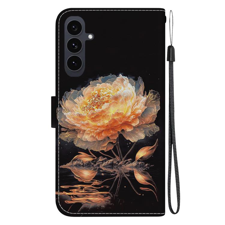For Samsung Galaxy S25 FE 5G Crystal Texture Colored Drawing Leather Phone Case