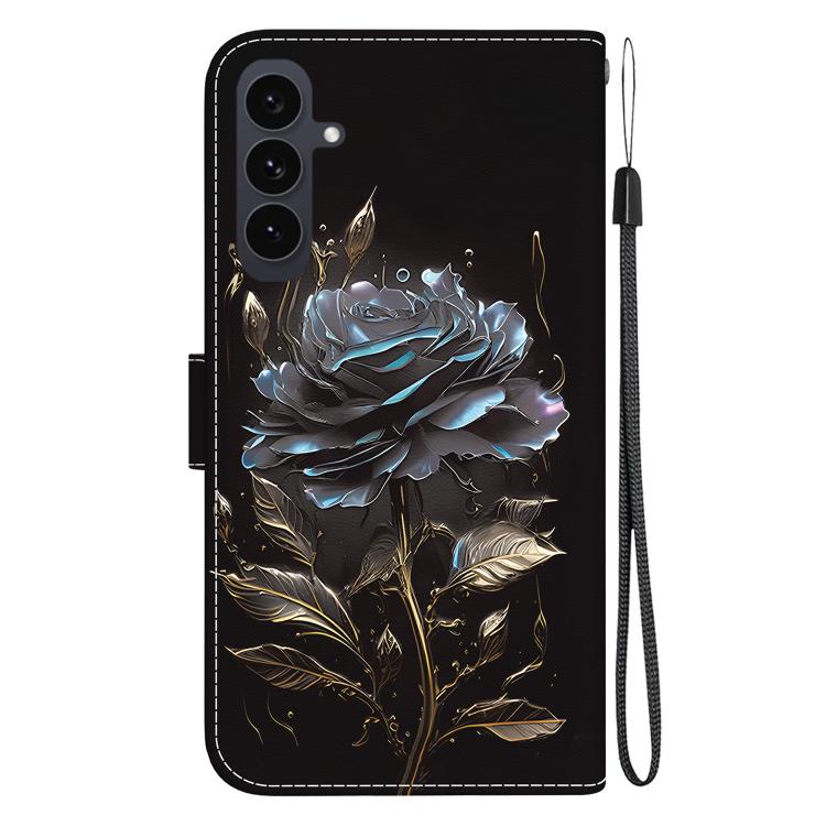 For Samsung Galaxy S25 FE 5G Crystal Texture Colored Drawing Leather Phone Case