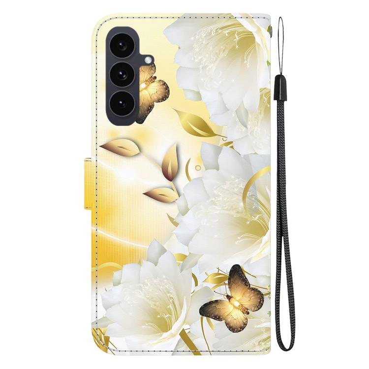 For Samsung Galaxy S25 FE 5G Crystal Texture Colored Drawing Leather Phone Case