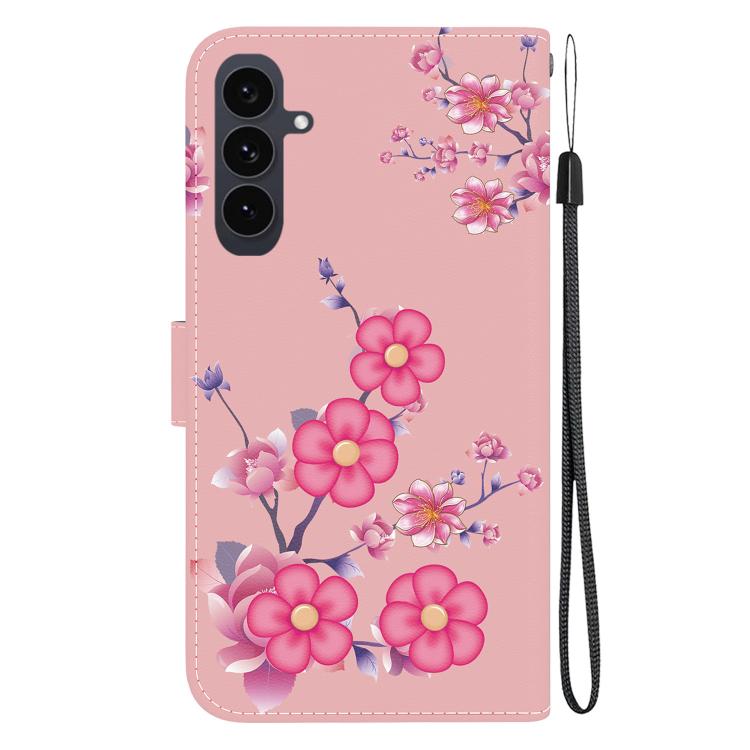 For Samsung Galaxy S25 FE 5G Crystal Texture Colored Drawing Leather Phone Case