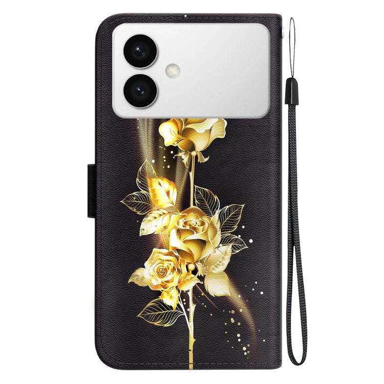 For Samsung Galaxy S26 Edge 5G Crystal Texture Colored Drawing Leather Phone Case