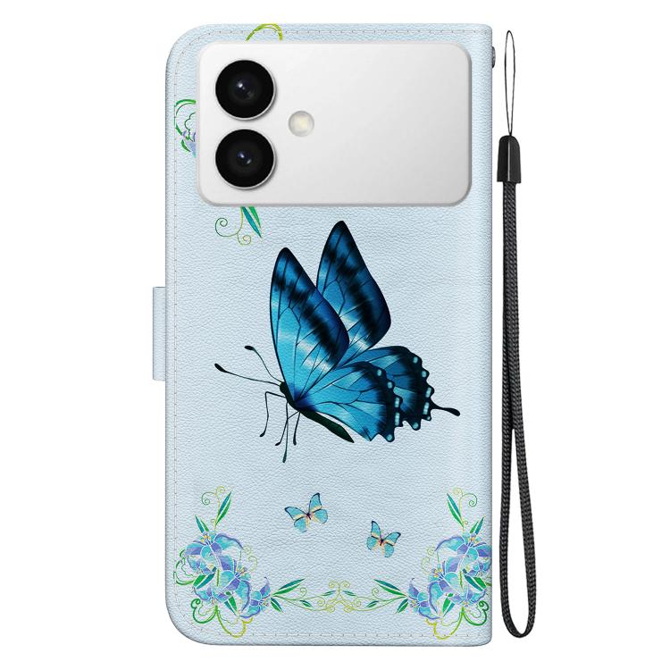 For Samsung Galaxy S26 Edge 5G Crystal Texture Colored Drawing Leather Phone Case