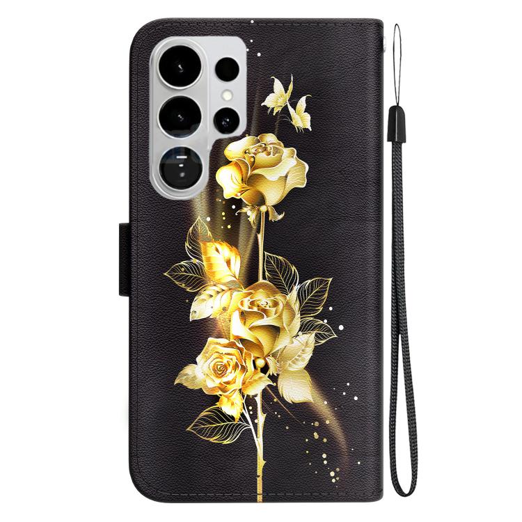 For Samsung Galaxy S26 Ultra 5G Crystal Texture Colored Drawing Leather Phone Case