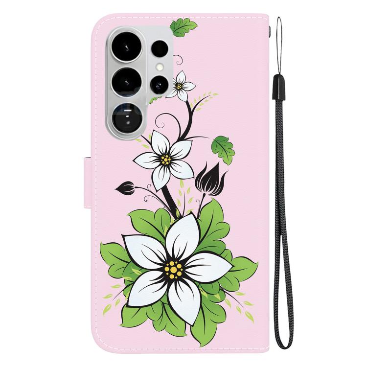 For Samsung Galaxy S26 Ultra 5G Crystal Texture Colored Drawing Leather Phone Case