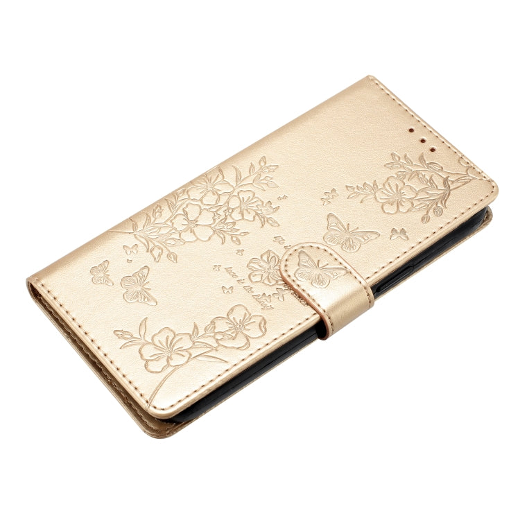 For Xiaomi Mi 11 Lite Butterflies and Flowers Leather Phone Case