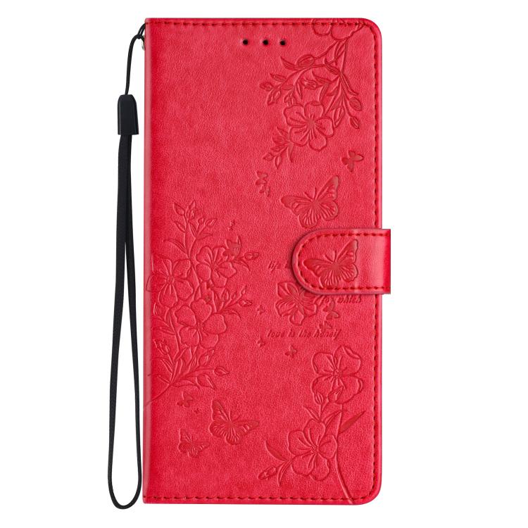 For Xiaomi 17 Pro Max Butterflies and Flowers Leather Phone Case