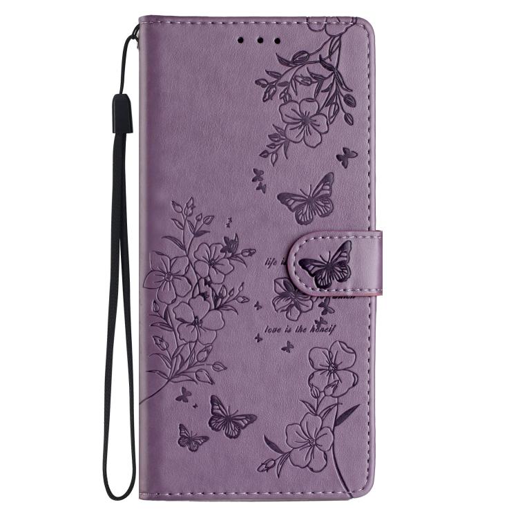 For Xiaomi 17 Pro Max Butterflies and Flowers Leather Phone Case