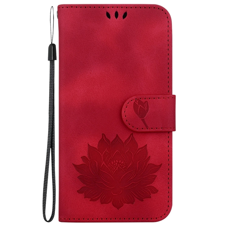 For Realme C61 / C63 / Note 60 Lotus Embossed Leather Phone Case