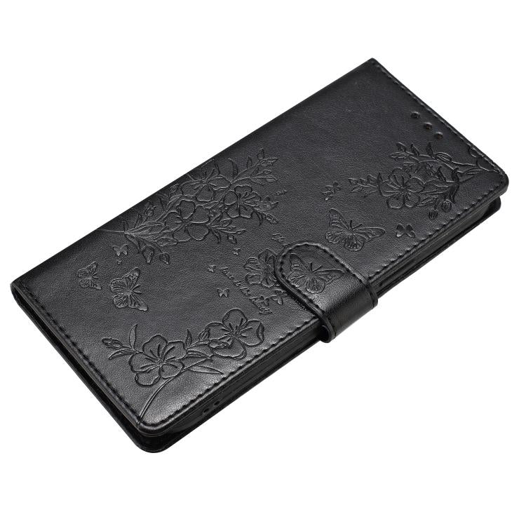 For Redmi Note 14 Pro 4G Butterflies and Flowers Leather Phone Case