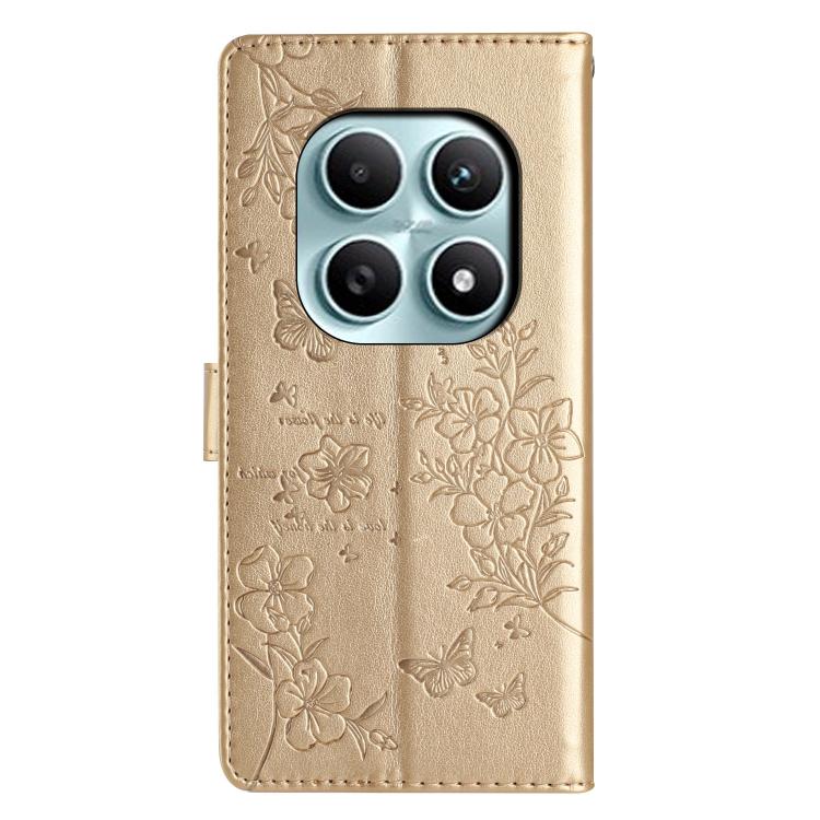 For Redmi Note 15 4G / 5G Global 164mm Butterflies and Flowers Leather Phone Case