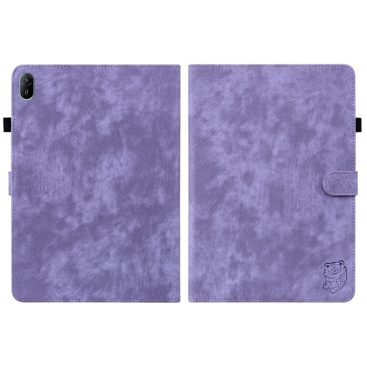 For Huawei MatePad SE 11 2024 Tiger Pattern Flip Leather Tablet Case