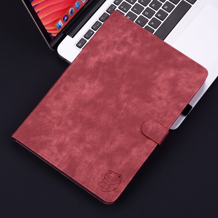 For Huawei MatePad SE 11 2024 Tiger Pattern Flip Leather Tablet Case