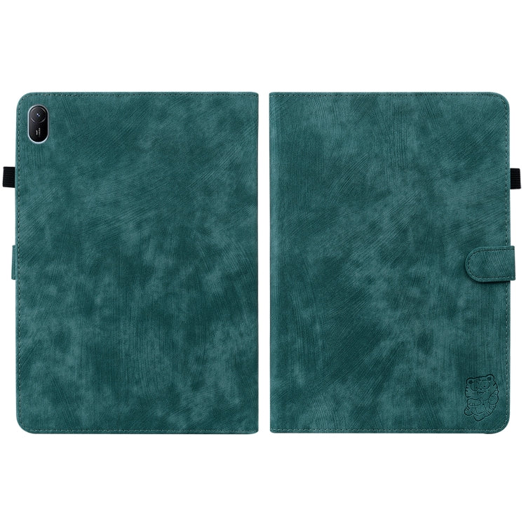 For Huawei MatePad SE 11 2024 Tiger Pattern Flip Leather Tablet Case