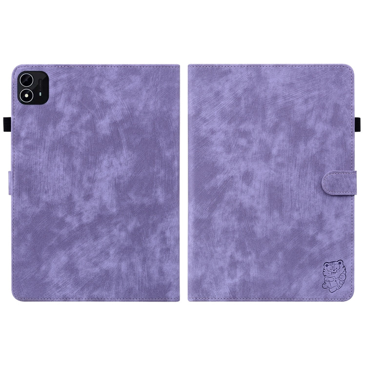 For itel Pad One 10.1 Tiger Pattern Flip Leather Tablet Case