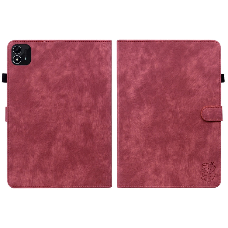 For itel Pad One 10.1 Tiger Pattern Flip Leather Tablet Case
