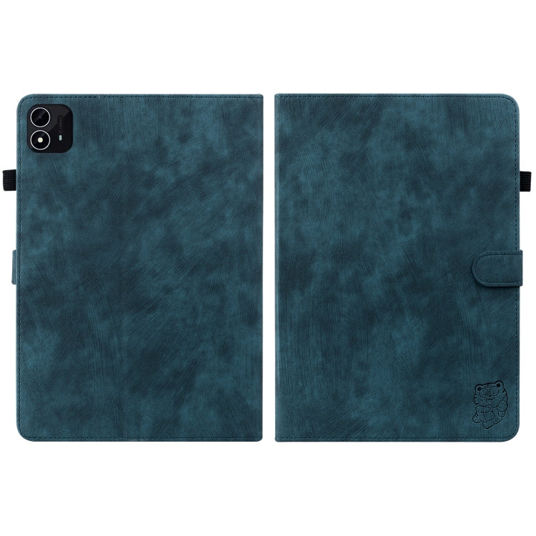 For itel Pad One 10.1 Tiger Pattern Flip Leather Tablet Case