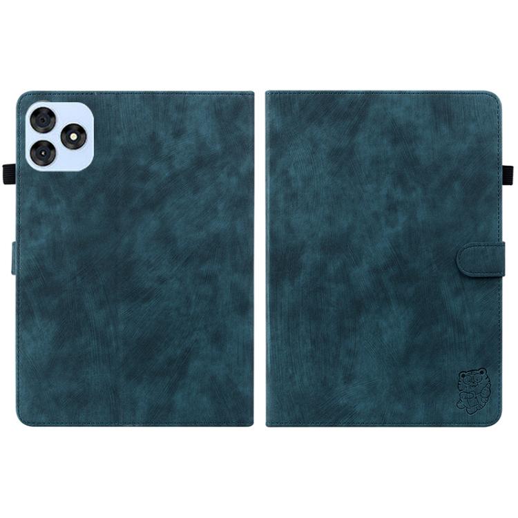 For itel VistaTab 30 Tiger Pattern Flip Leather Tablet Case