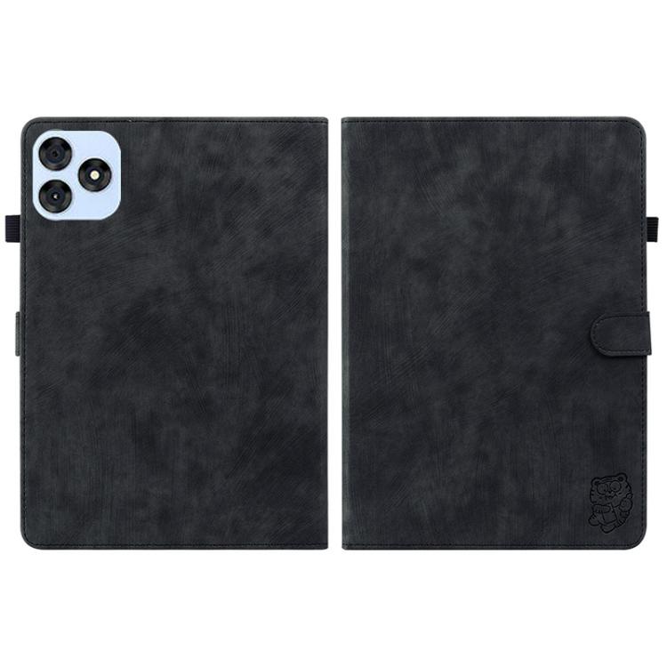 For itel VistaTab 30 Tiger Pattern Flip Leather Tablet Case