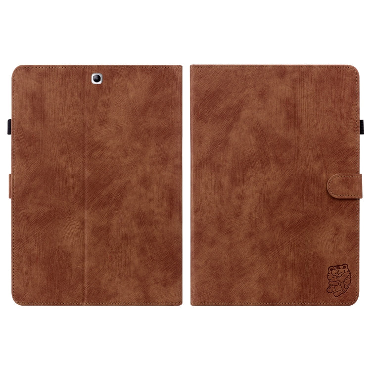 For Samsung Galaxy Tab S2 9.7 T810 T815 Tiger Pattern Flip Leather Tablet Case