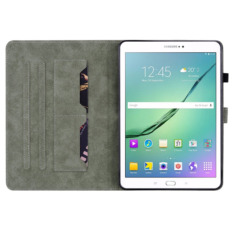For Samsung Galaxy Tab S2 9.7 T810 T815 Tiger Pattern Flip Leather Tablet Case