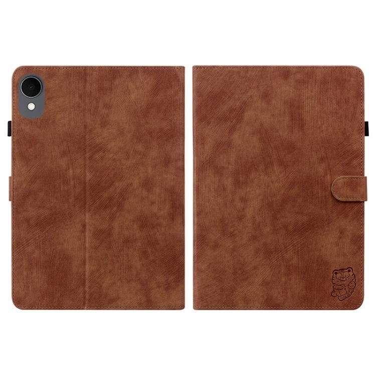 For Samsung Galaxy Tab S11 Tiger Pattern Flip Leather Tablet Case
