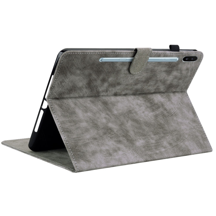 For Samsung Galaxy Tab S6 SM-T860/T865  Tiger Pattern Flip Leather Tablet Case, without Pen