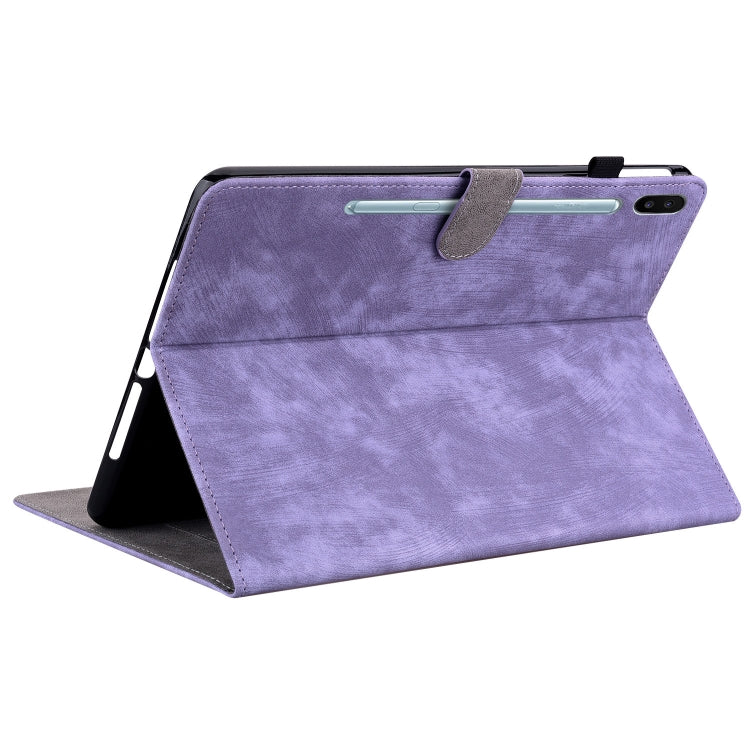 For Samsung Galaxy Tab S6 SM-T860/T865  Tiger Pattern Flip Leather Tablet Case, without Pen