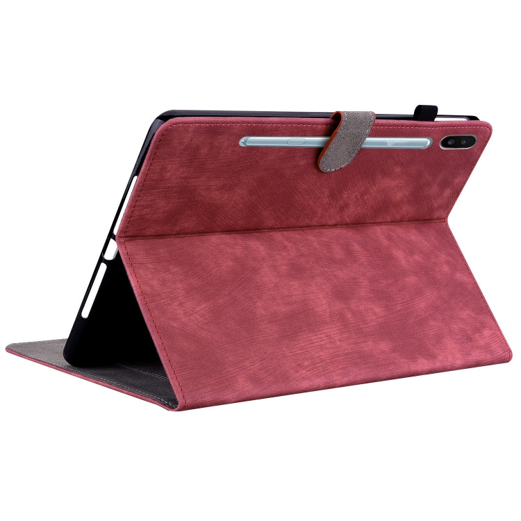 For Samsung Galaxy Tab S6 SM-T860/T865  Tiger Pattern Flip Leather Tablet Case, without Pen