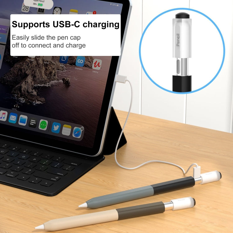 For Apple Pencil USB-C Gradient Silicone Stylus Protective Case