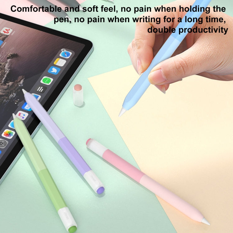 For Apple Pencil USB-C Gradient Silicone Stylus Protective Case