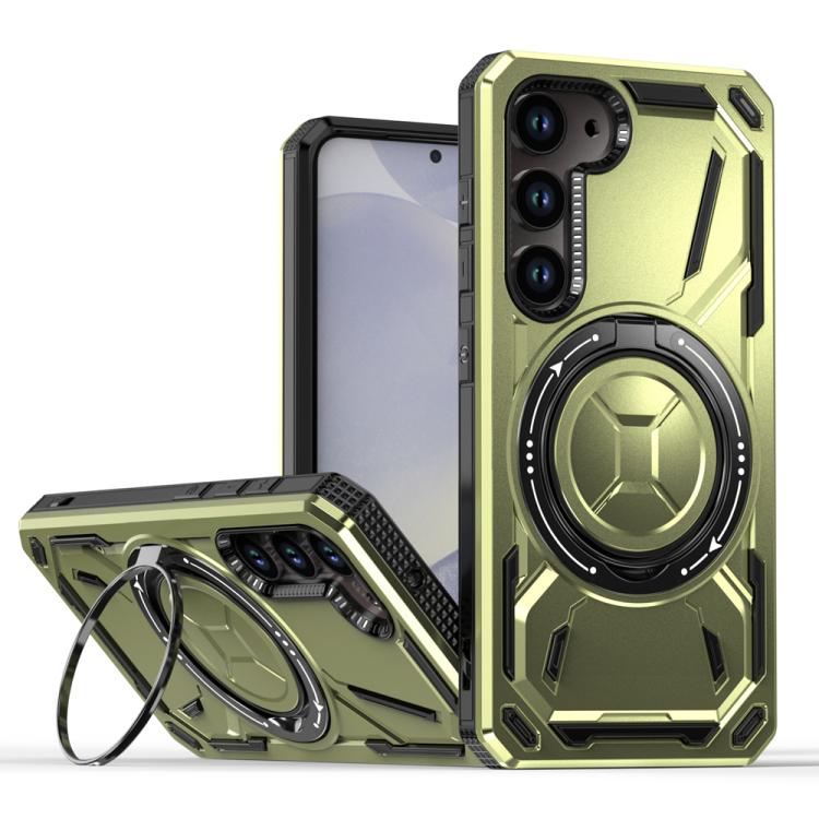For Samsung Galaxy S25 5G Armor II Series MagSafe Magnetic Holder Phone Case