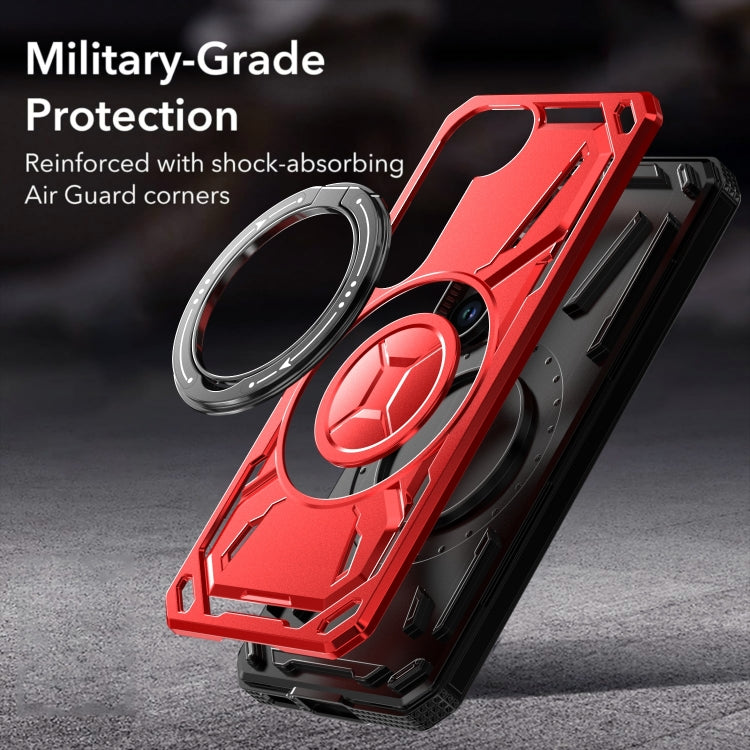 For Samsung Galaxy S25 5G Armor II Series MagSafe Magnetic Holder Phone Case