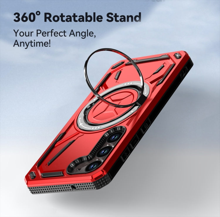 For Samsung Galaxy S25 5G Armor II Series MagSafe Magnetic Holder Phone Case