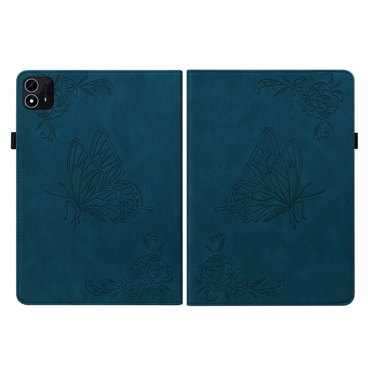 For itel Pad One 10.1 Butterfly Flower Embossed Leather Tablet Case