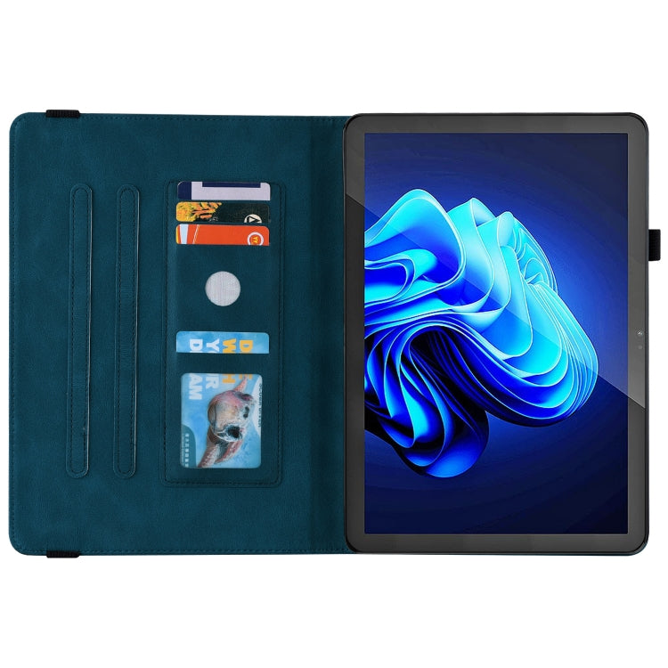 For itel Pad One 10.1 Butterfly Flower Embossed Leather Tablet Case