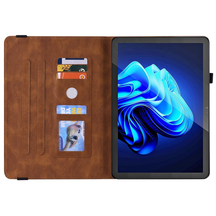 For itel Pad One 10.1 Butterfly Flower Embossed Leather Tablet Case
