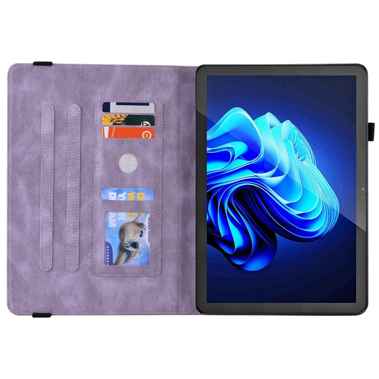 For itel Pad One 10.1 Butterfly Flower Embossed Leather Tablet Case