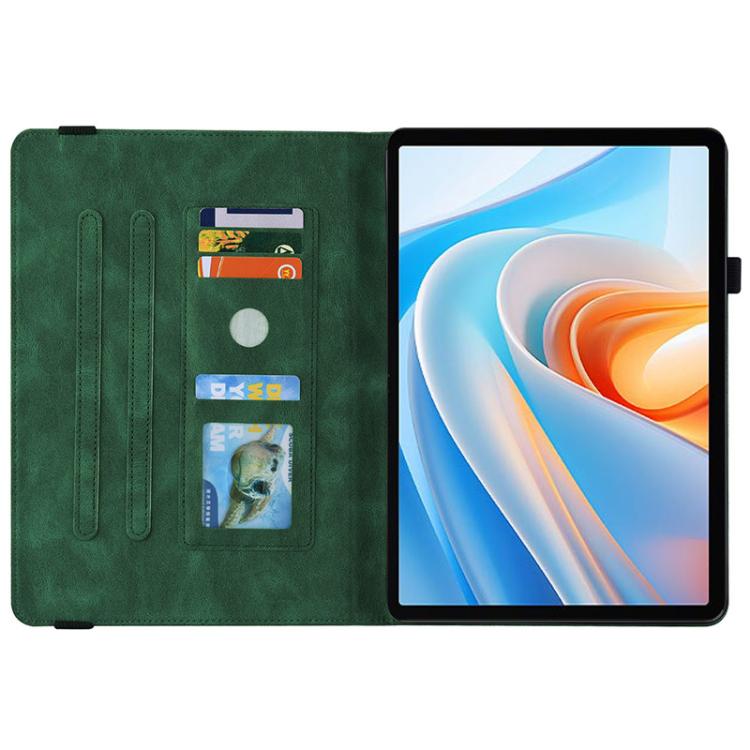 For itel VistaTab 30 Butterfly Flower Embossed Leather Tablet Case