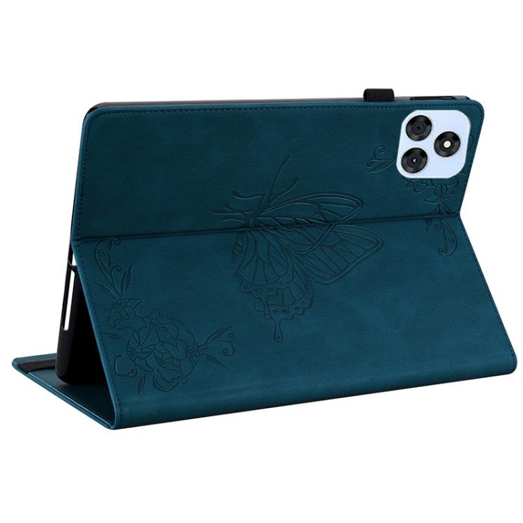 For itel VistaTab 30 Butterfly Flower Embossed Leather Tablet Case