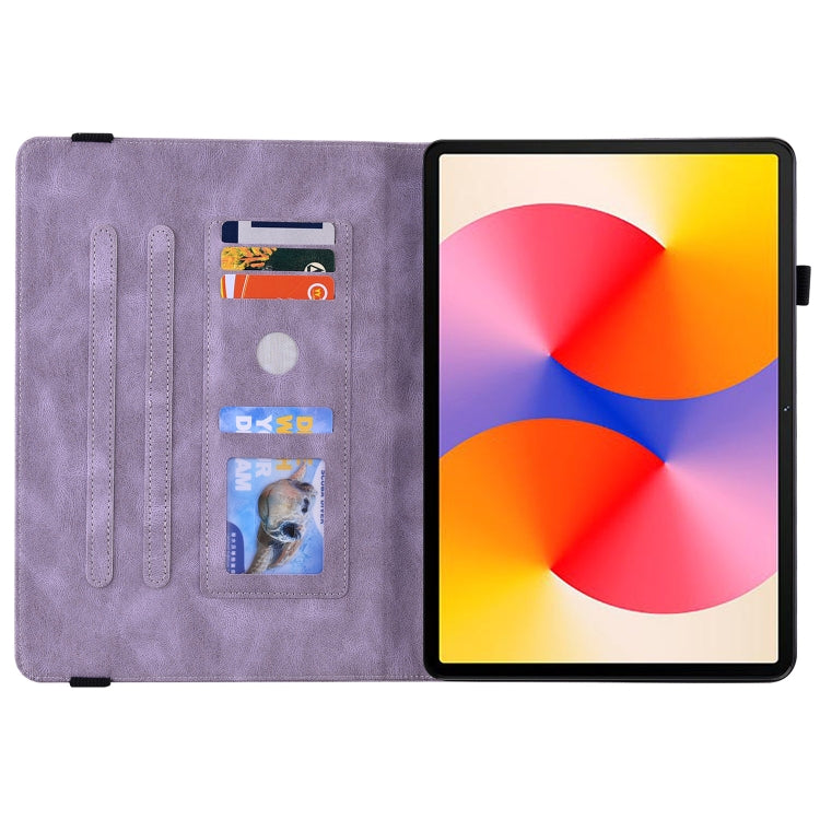 For Huawei MatePad SE 11 2024 Butterfly Flower Embossed Leather Tablet Case